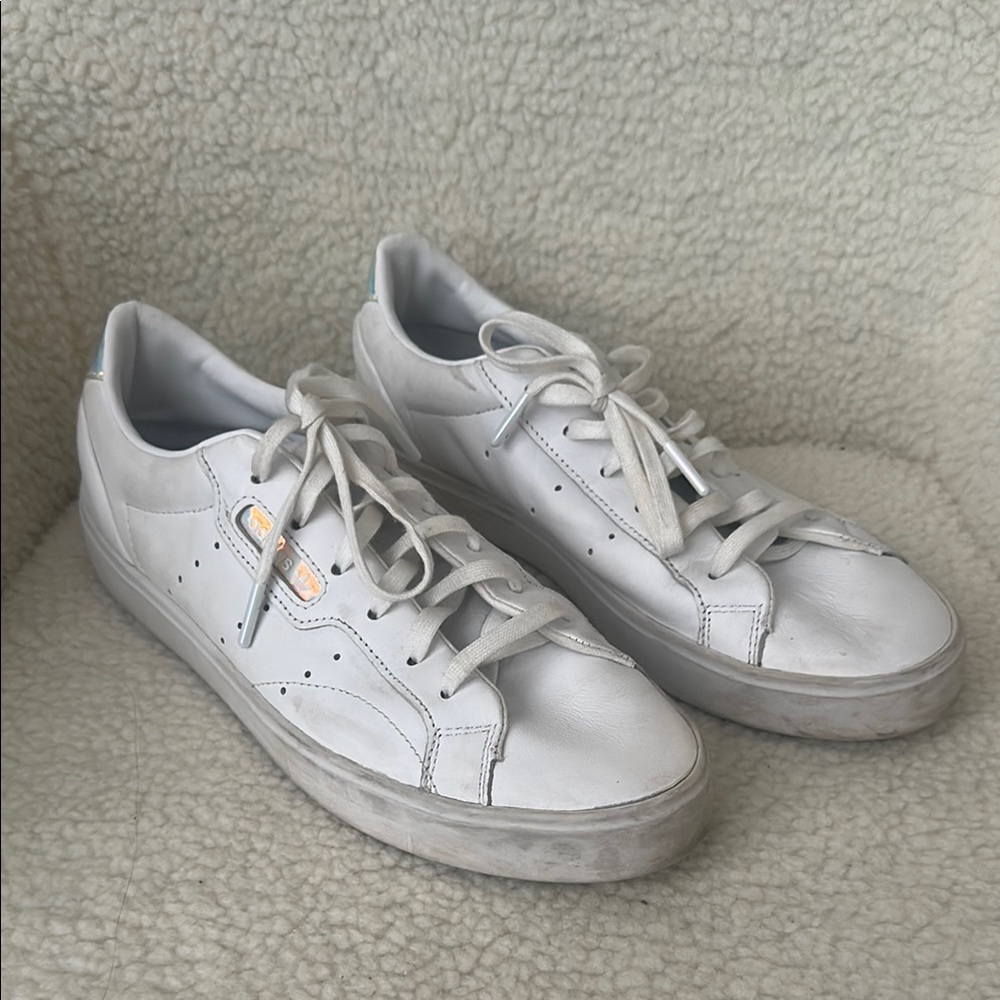 Adidas Women’s Stan Smith Iridescent Low Top Sneakers